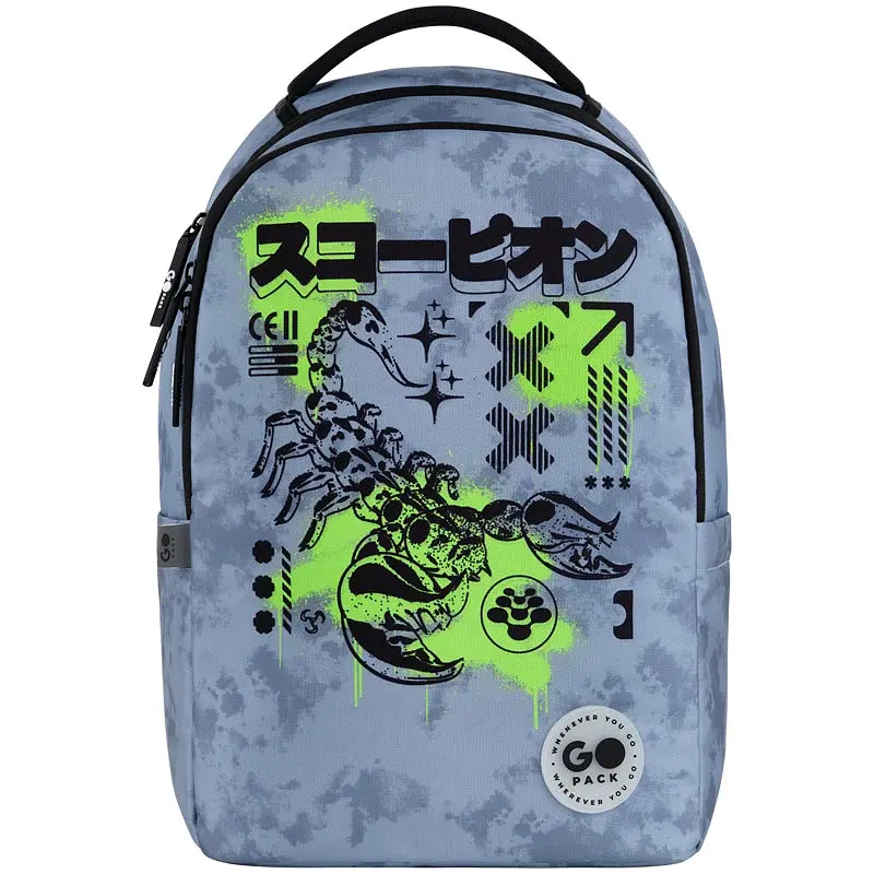 Рюкзак GoPack Teens 135M-5 Чорно-блакитний (GO26-135M-5) - фото 3