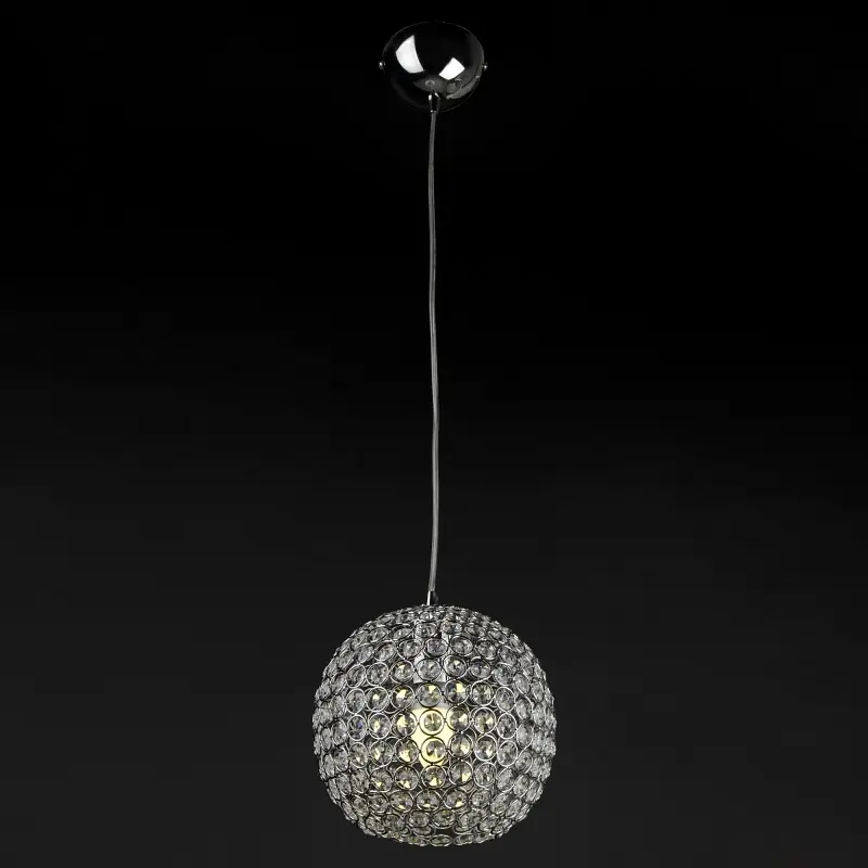 Люстра подвесная Brille хрустальная E27 60W CH (BR-01367S/1) - фото 3