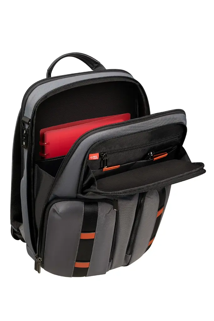 Рюкзак 15,6" Samsonite URBAN-EYE GREY/COGNAC 43х30х18 KO1*08008 - фото 2