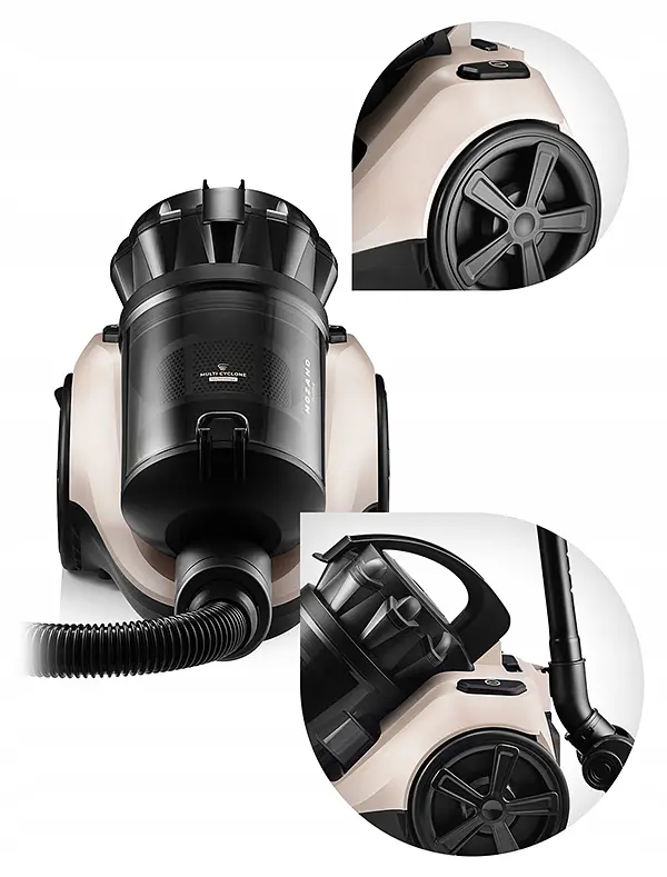 Циклонный пылесос без мешка Mozano Max Cyclonic 4000W Beige - фото 10