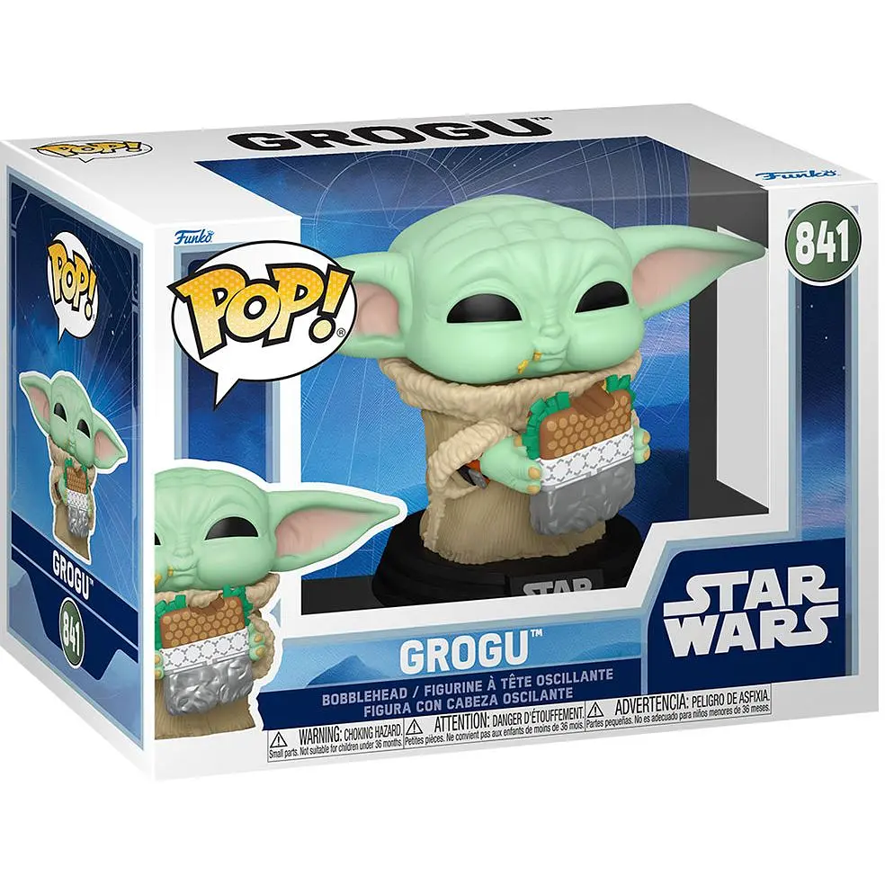 Ігрова фігурка Funko Pop! серії Мандалорець і Ґроґу Ґроґу із сендвічем (90821) - фото 2