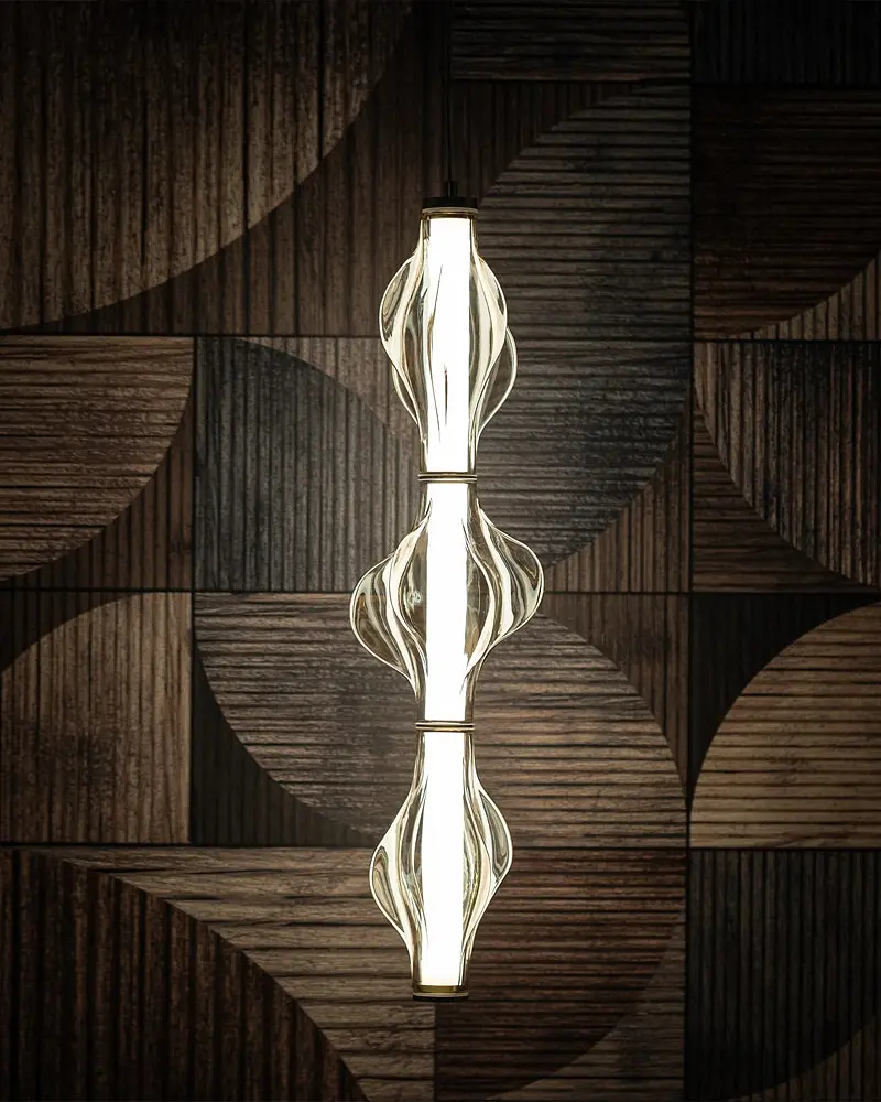 Подвесной светильник, люстра TK Lighting 18214 Elva LED 1x22W 3000K 2616Lm IP20 латунный - фото 3