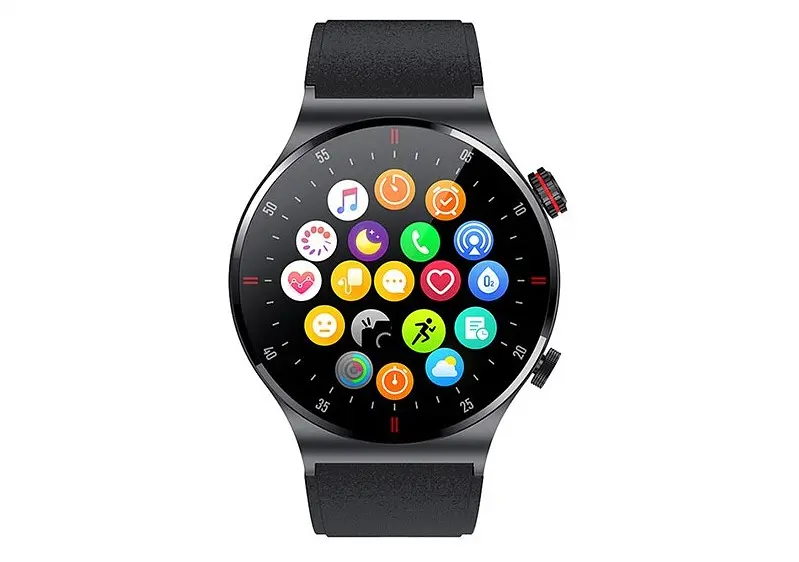 Смарт-годинник Lige QW33 Bluetooth 2 ремінці Black (12356880)