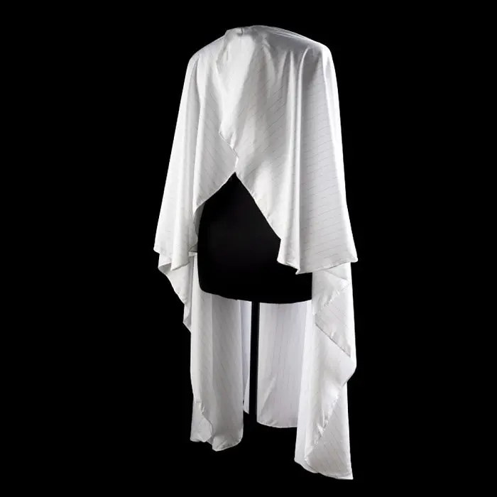 Пеньюар перукарський для стрижки JRL Professional Cutting Cape White - фото 2