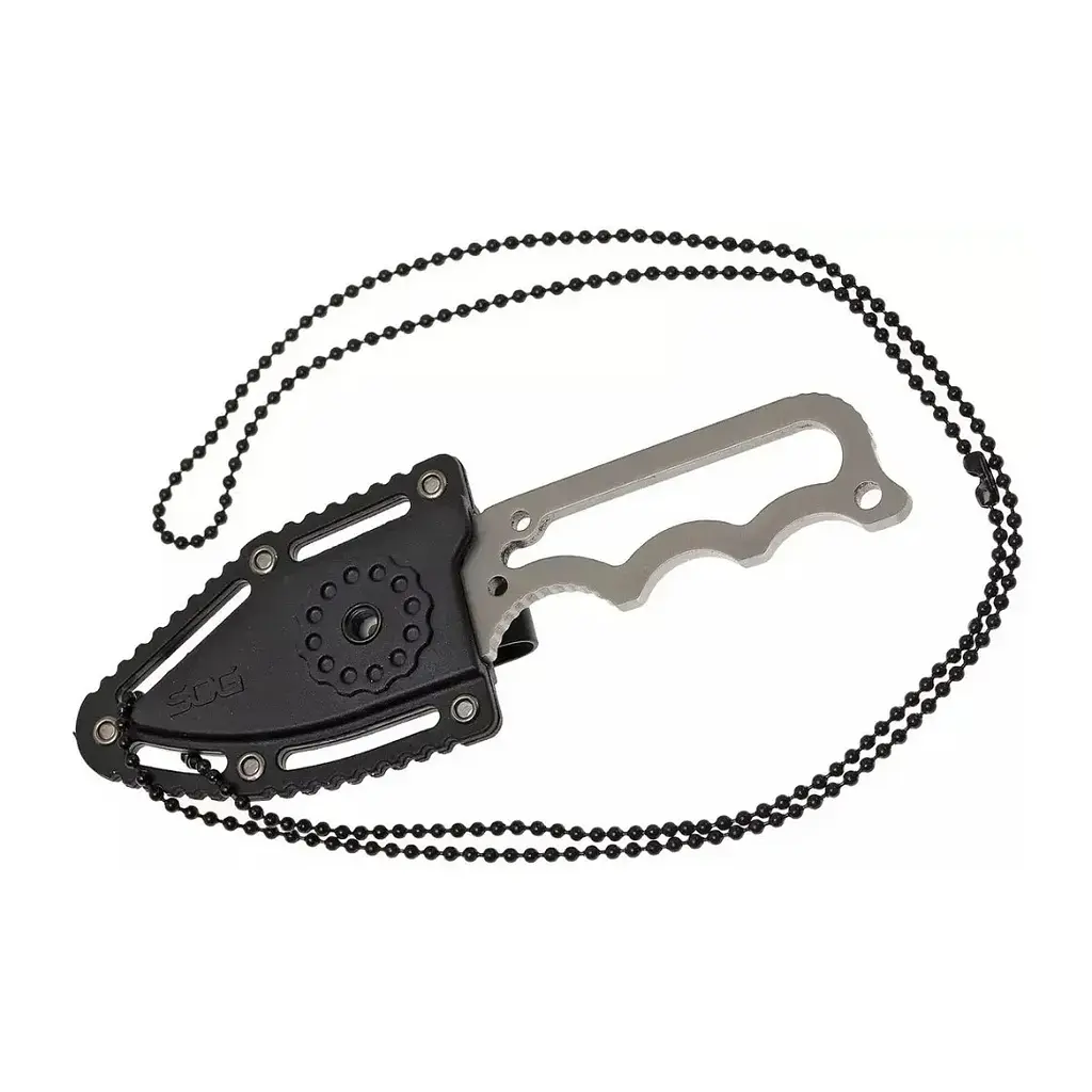 Ніж із фіксованим лезом SOG Instinct Mini Сірий - фото 4