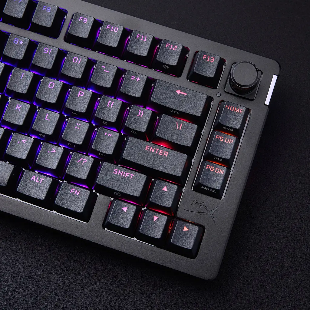 Клавіатура механічна Alloy Rise 75key, Red, USB-A, EN/UA, RGB, чорний HyperX teh0013836 - фото 10