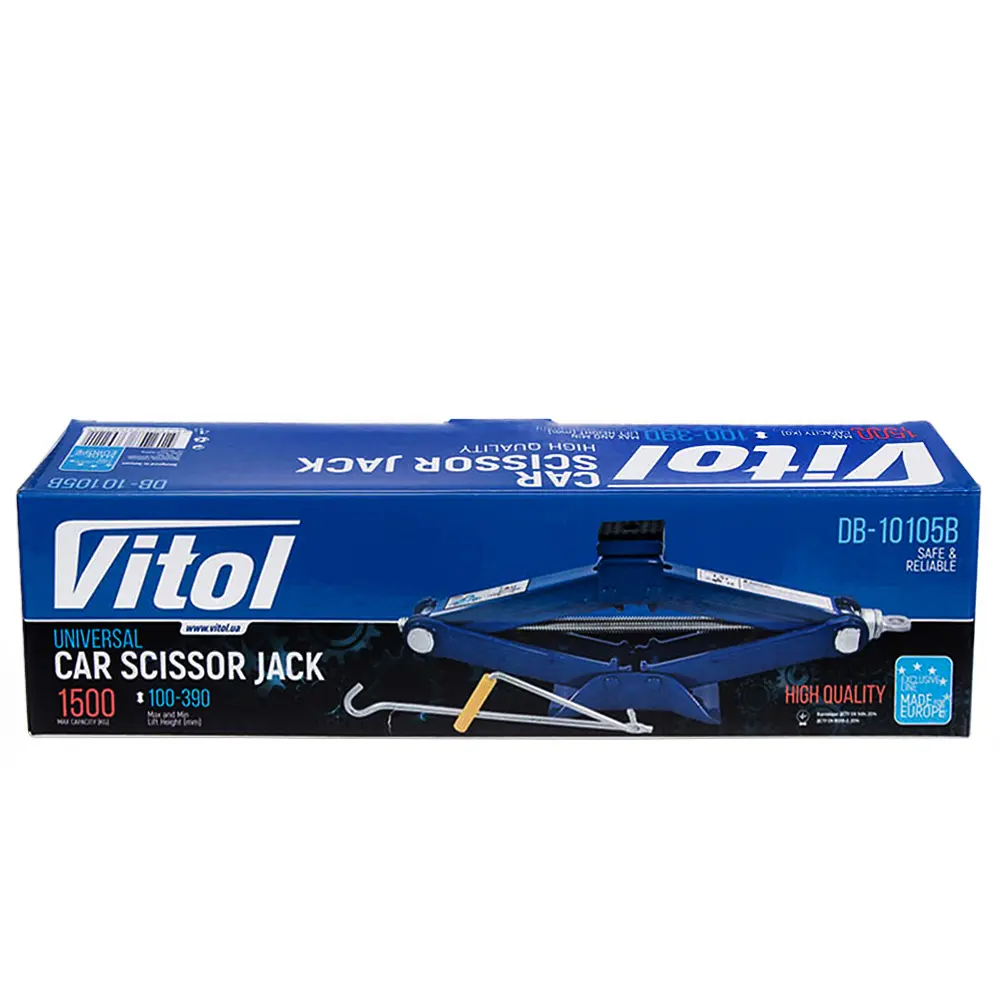 Домкрат гвинтовий Vitol ромб 1.5 т ST-105B (DB-10105B) - фото 5