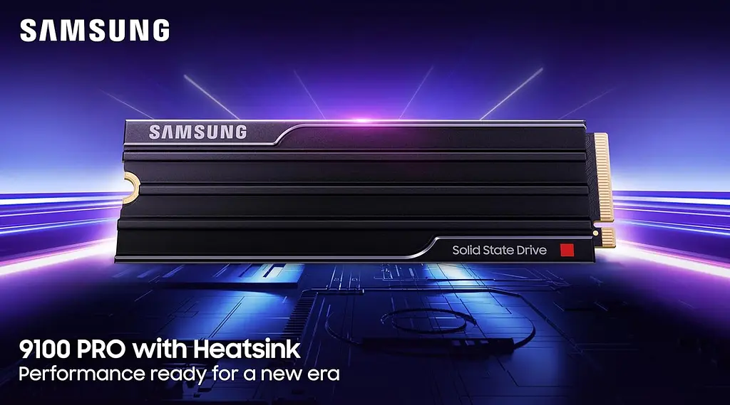 Накопичувач SSD Samsung M.2 2TB PCIe 5.0 9100PRO+ радіатор teh0024706 - фото 9