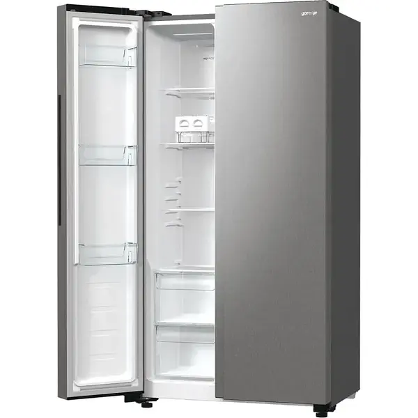 Холодильник Gorenje SBS 179х67х92 см 2 двери 356( 191) л А++ NF+ инв. внешний дисплей матовый серый - фото 2