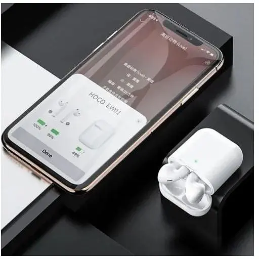 Навушники бездротові Hoco EW01 Plus BT 5.1 стерео білі - фото 2