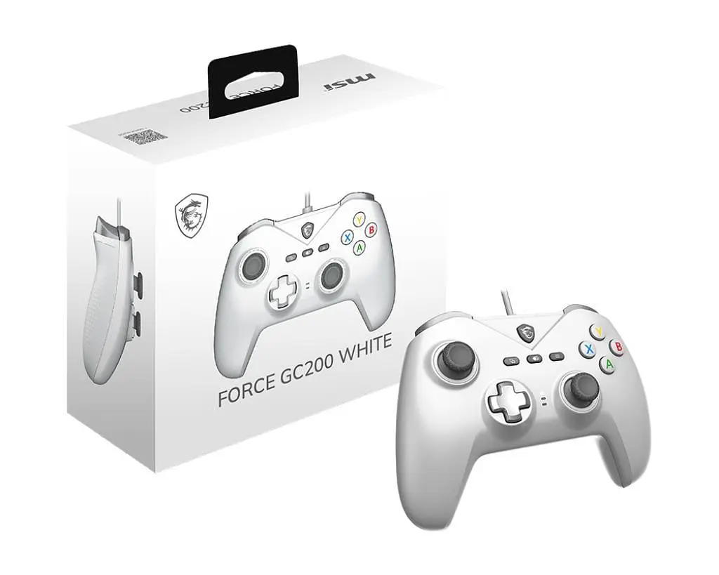 Геймпад MSI FORCE GC200 WIRED WHITE - фото 5