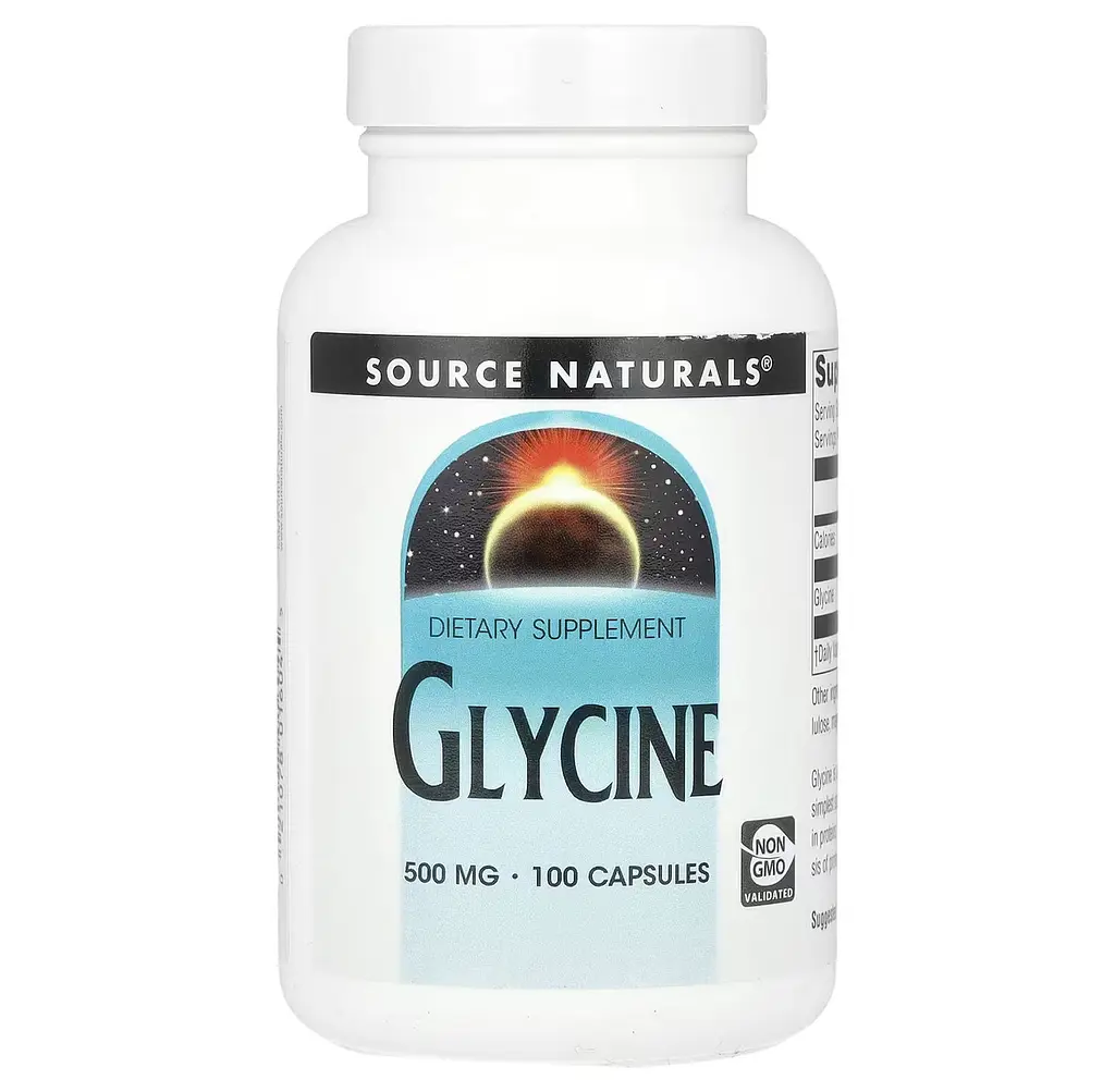 Гліцин Source Naturals Glycine 1000 мг 100 капс
