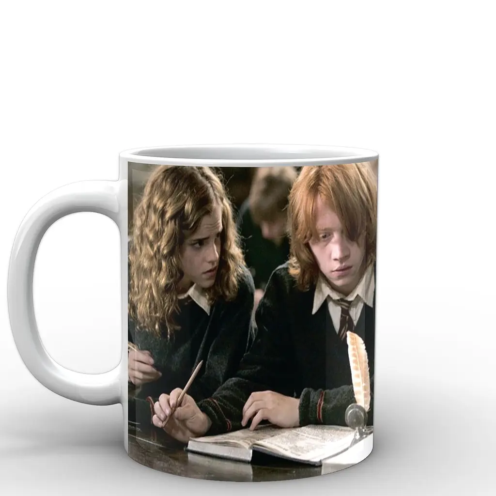 Кружка GeekLand Harry Potter Гарри Поттер по обучению HP.02.004 330 мл белая - фото 2