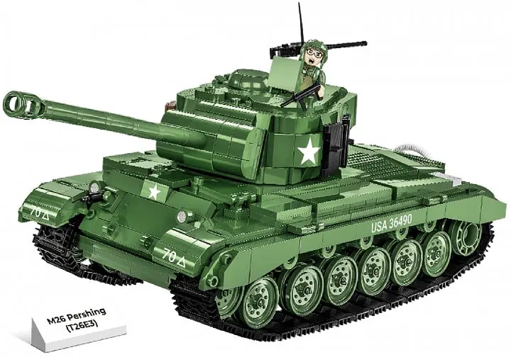 Конструктор Cobi Танк M26 Pershing T26E3, масштаб 1:28, 904 детали (COBI-2564) - фото 8