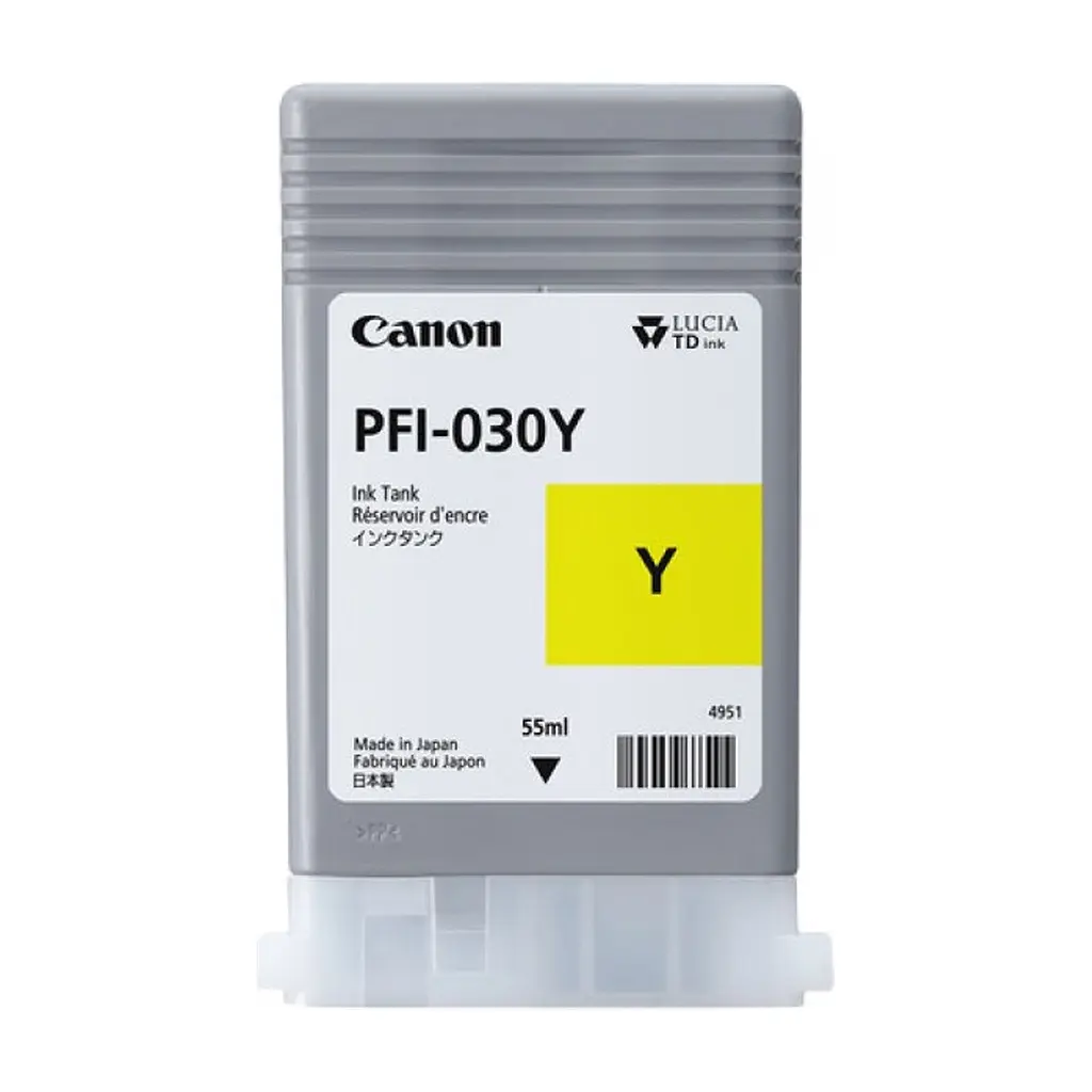 Картридж Canon PFI-030Y yellow (3492C001) - фото 2