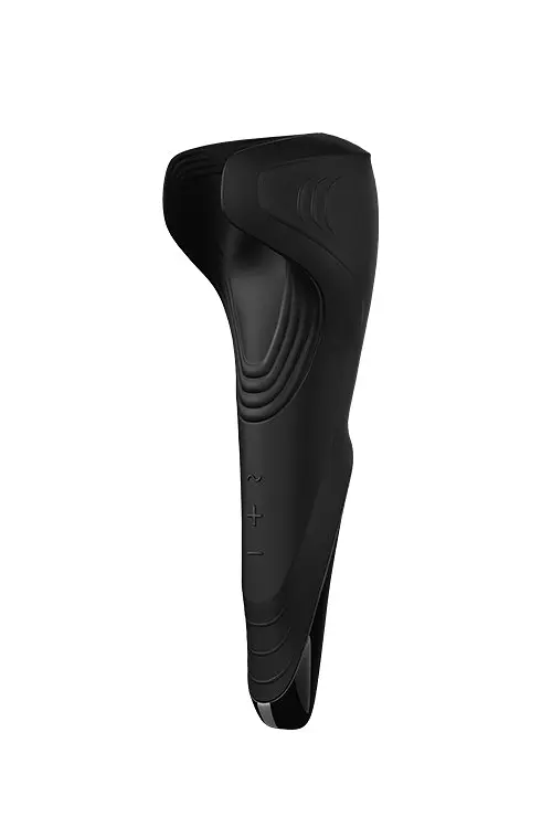 Мастурбатор Satisfyer Men Wand Vibrating стильний потужний з вібрацією, 20х7,5 см (чорний)