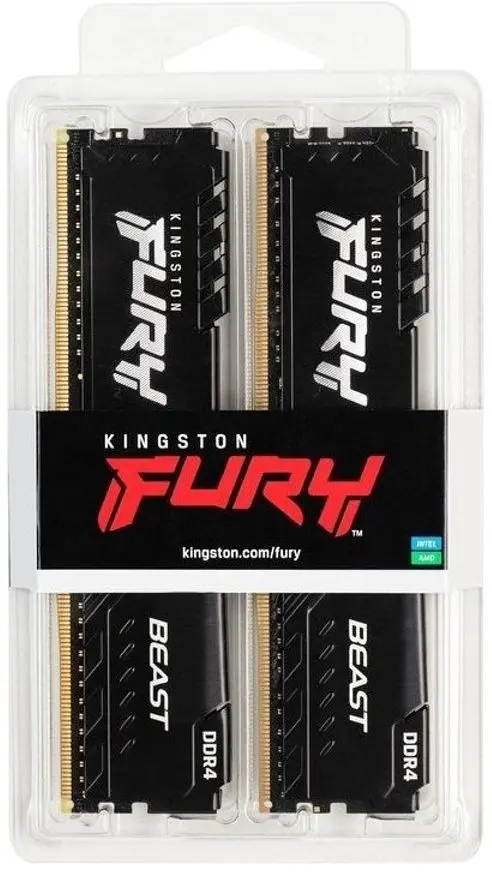 Пам'ять ПК DDR4 32GB KIT (16GBx2) 3200 FURY Beast Kingston teh0014350 - фото 5