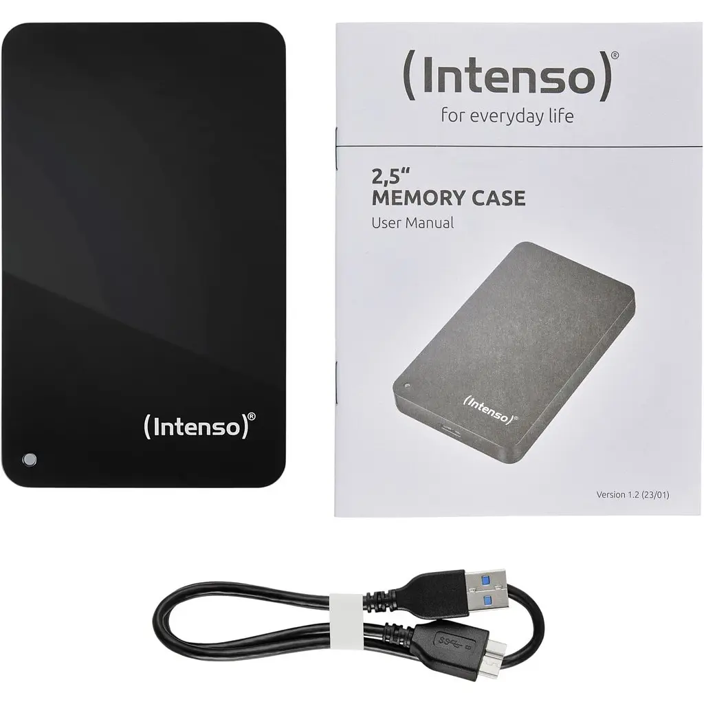 Зовнішній жорсткий диск Intenso Memory Case 1TB Black (6021560) [174991] - фото 5