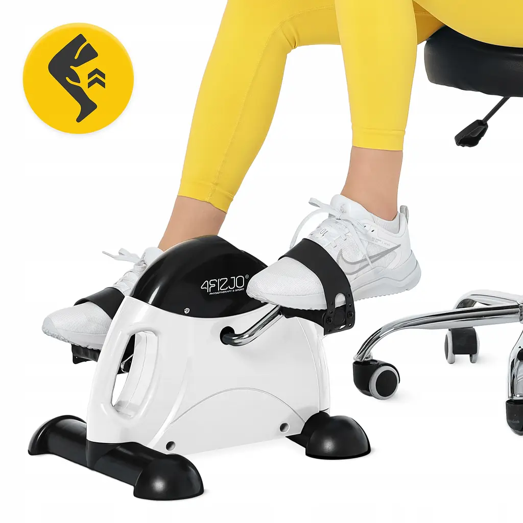 Міні велотренажер 4FIZJO Active 2 в 1 для рук та ніг White/Black (P-5905973406413) - фото 7