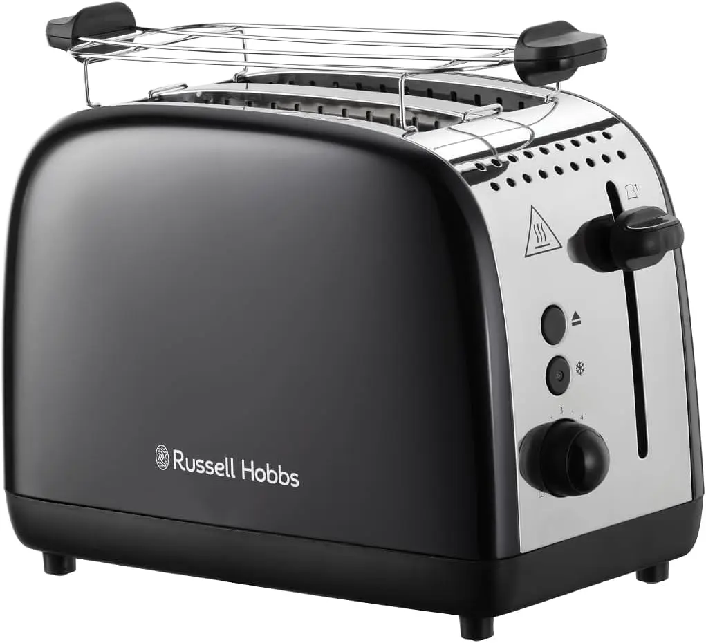 Тостер Colours Plus 1600Вт, подогрев, размораживание, металл., черный Russell Hobbs kuh0014874 - фото 2