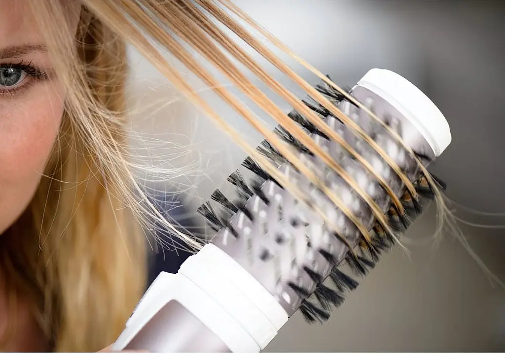 Фен-щетка Rowenta Brush Activ Premium Care CF9540F0 розово-белый - фото 8