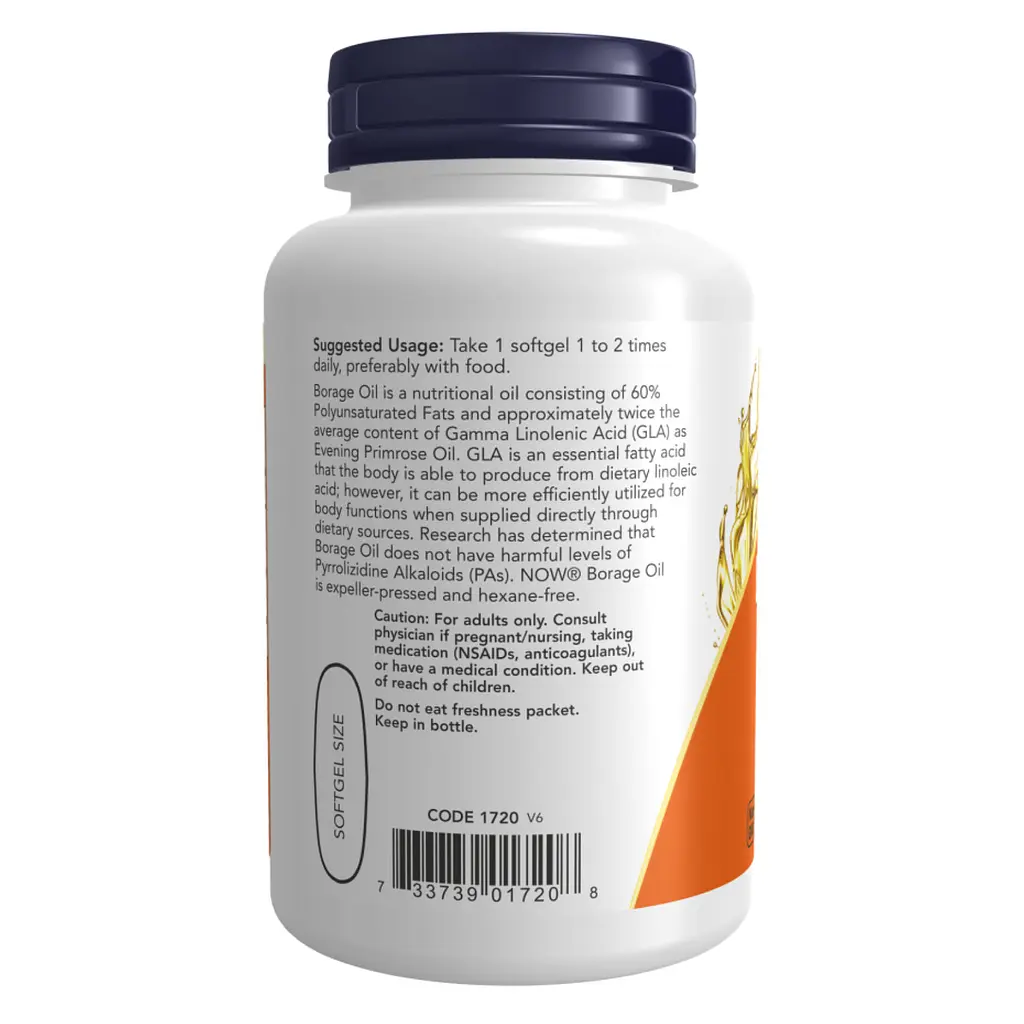 Borage Oil 1000 mg - 120 sgels - фото 3
