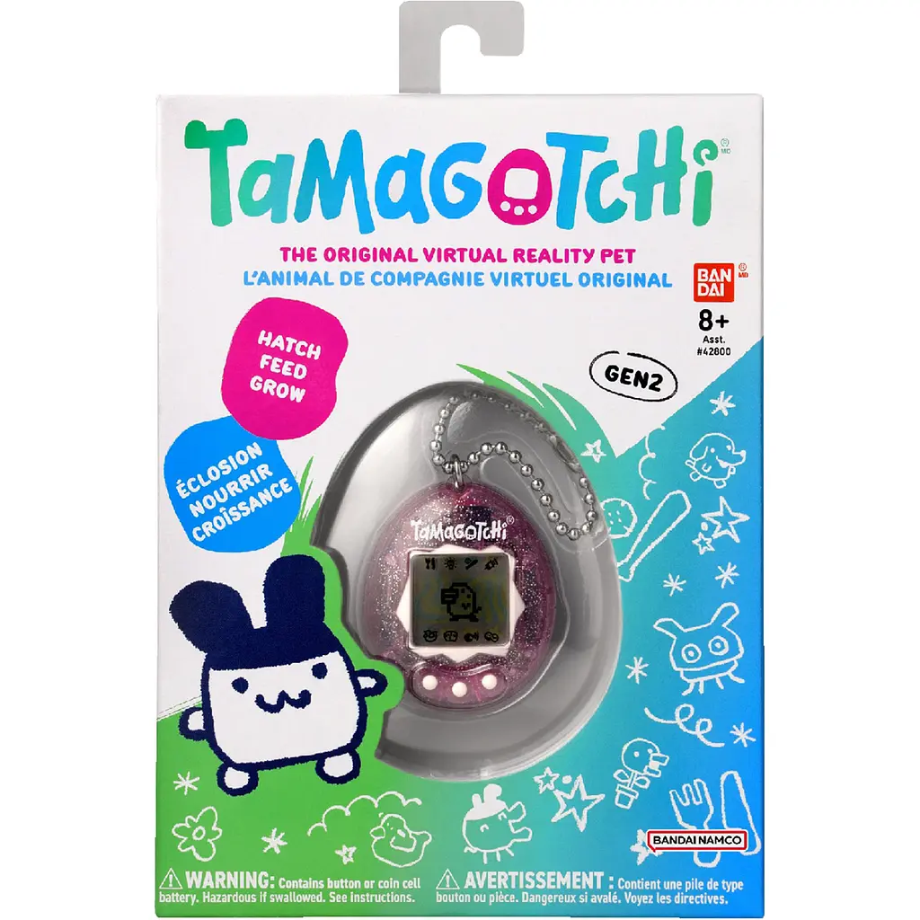 Інтерактивна іграшка Tamagotchi Оріджинал Pink Glitter P2 (123838) - фото 3