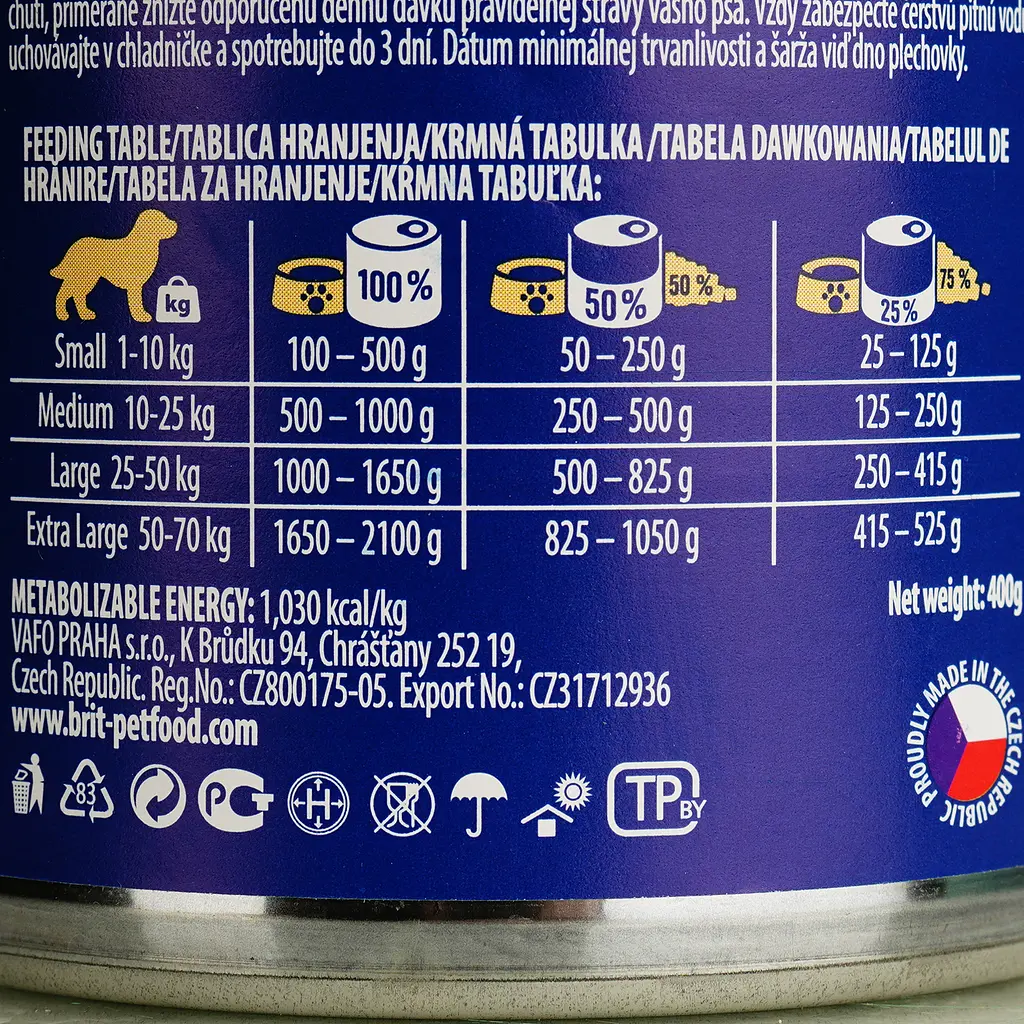 Беззерновой влажный корм для собак Brit Premium с курицей и куриными сердечками 400 г - фото 5