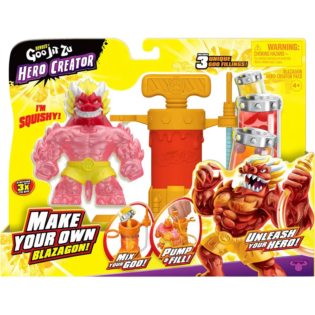 Фігурка що розтягується GooJitZu Герої Гуджитсу Блейзагон Кріейторс (123663) - фото 3