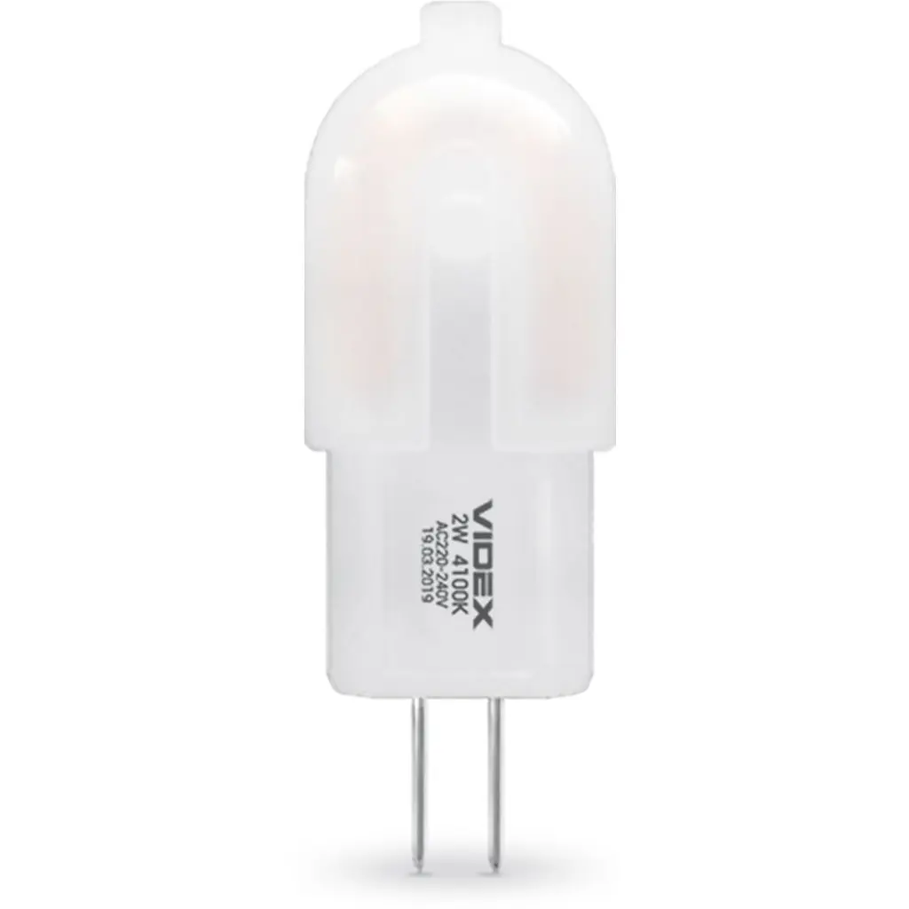 Лампа светодиодная Videx G4e 2W G4 4100K (VL-G4e-02224) - фото 2