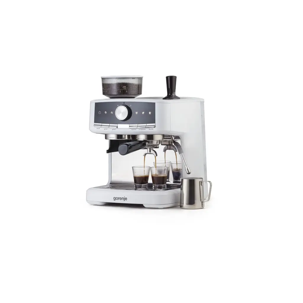 Рожковая кофеварка эспрессо Gorenje GSACM20W - фото 7
