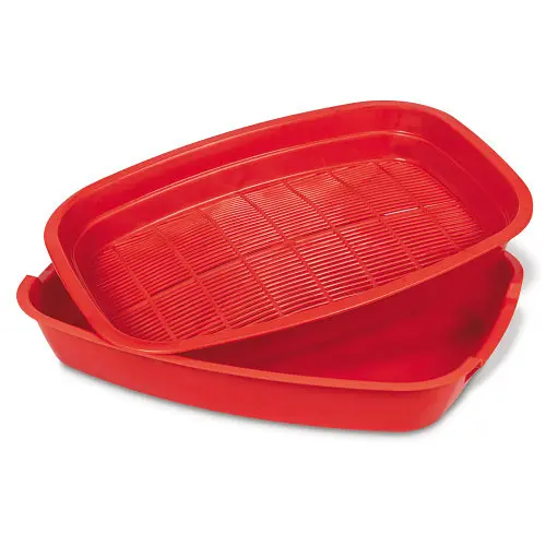 Туалет Природа с сеткой для кошек 36.5х27.5х5.5 см - фото 4