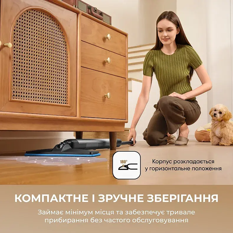 Акумуляторний миючий пилосос Dreame Mira Mop 10 White (HMF10A-WH) - фото 3