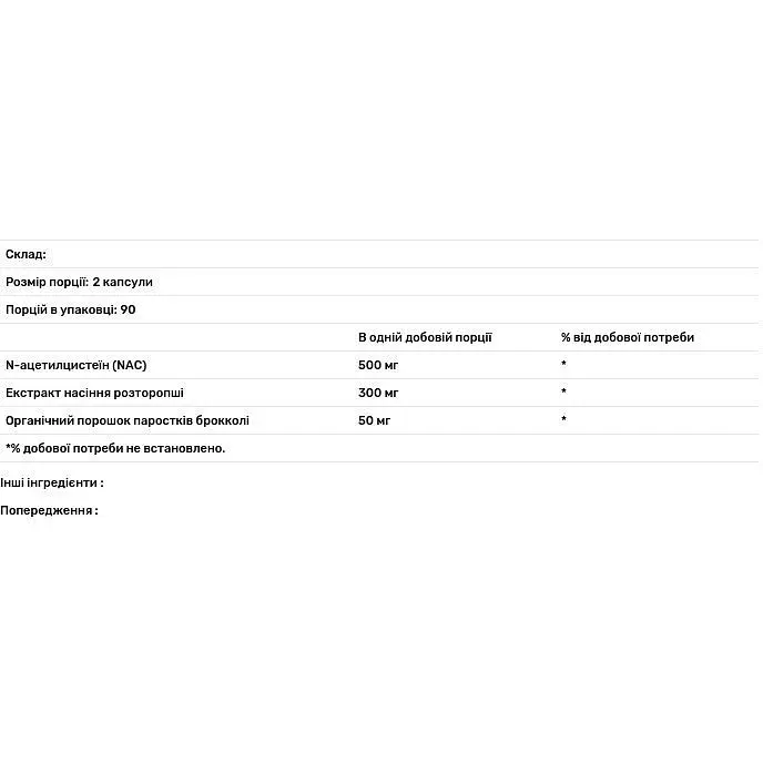 NAC Dr. Mercola NAC with Pterostilbene 250 мг 180 капсул - фото 3