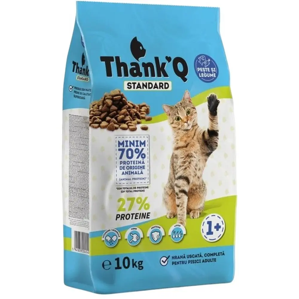 Сухий корм для котів ThankQ Standard Риба 10 кг  - фото 1