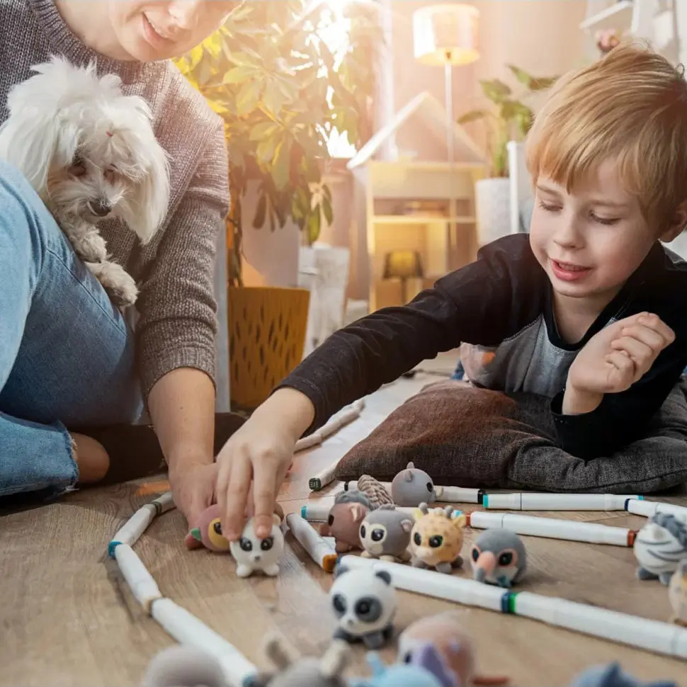 Колекційна фігурка Flockies Лев Лоґан FLO0108 - фото 5