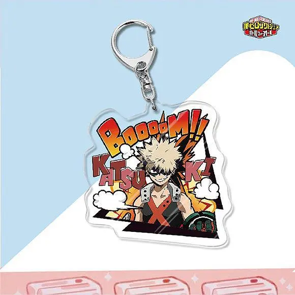 Брелок My Hero Academia Katsuki Bakugou акриловий 5 см - фото 2