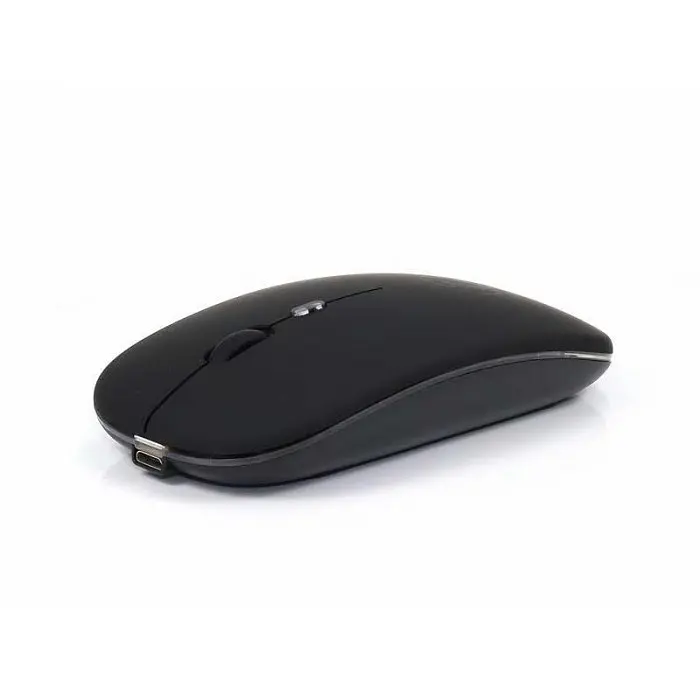 Миша бездротова акумуляторна iMACE Е-1300 USB 2.4 ГГц з підсвіткою Чорна - фото 4