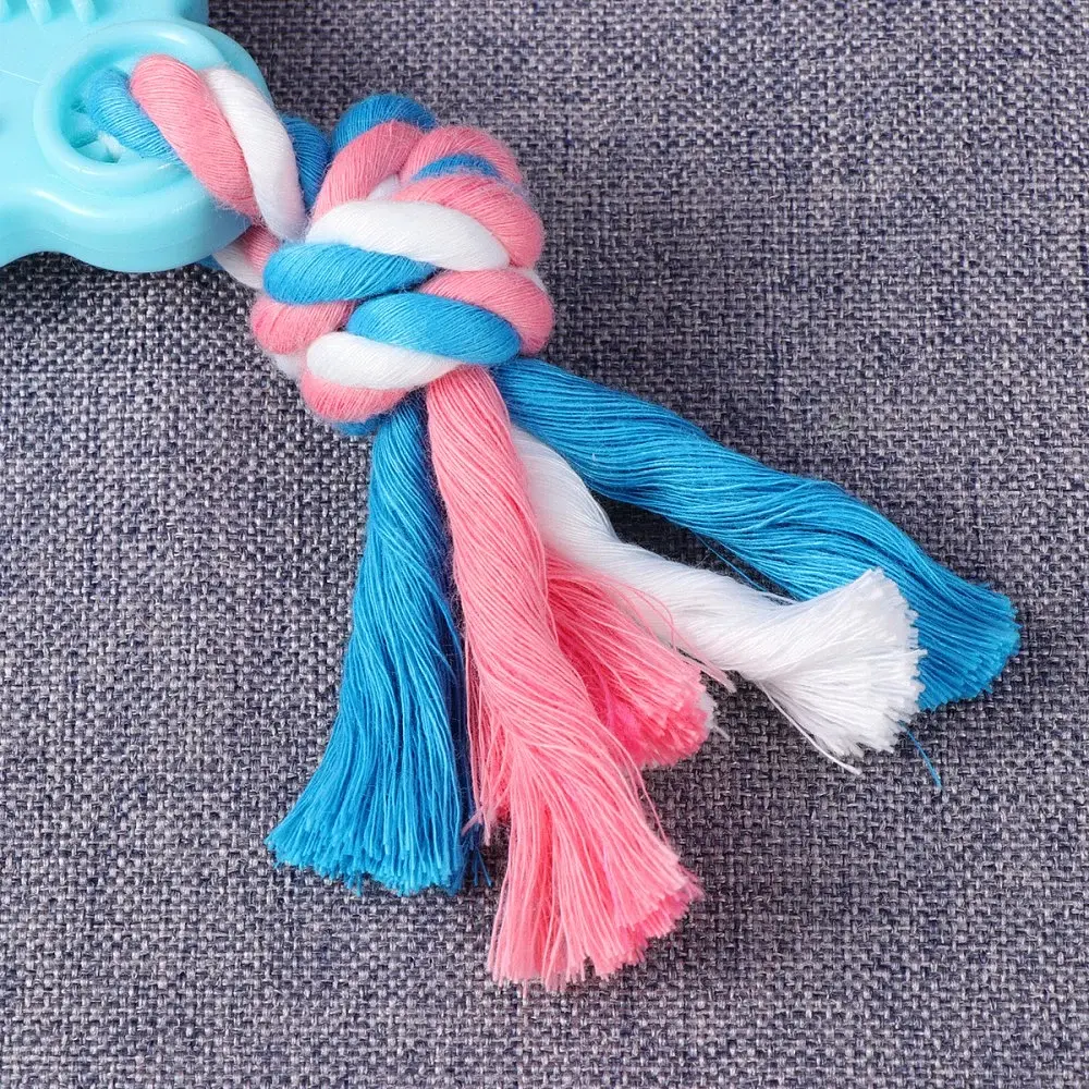 Жувальна іграшка-кістка з канатом для собак Derby Bone Shaped Dog Chew Toy - фото 3