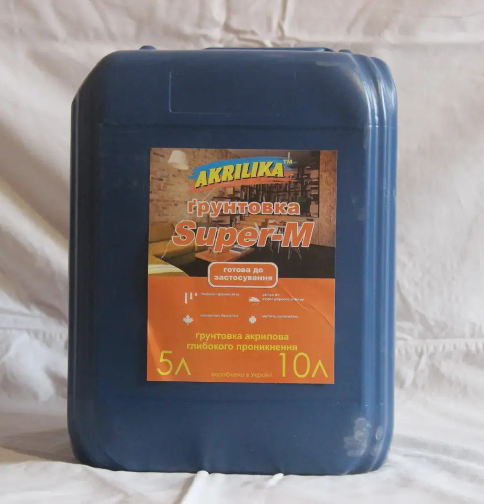 Ґрунтовка Akrilika акрилова глибокого проникнення 10 л - фото 2