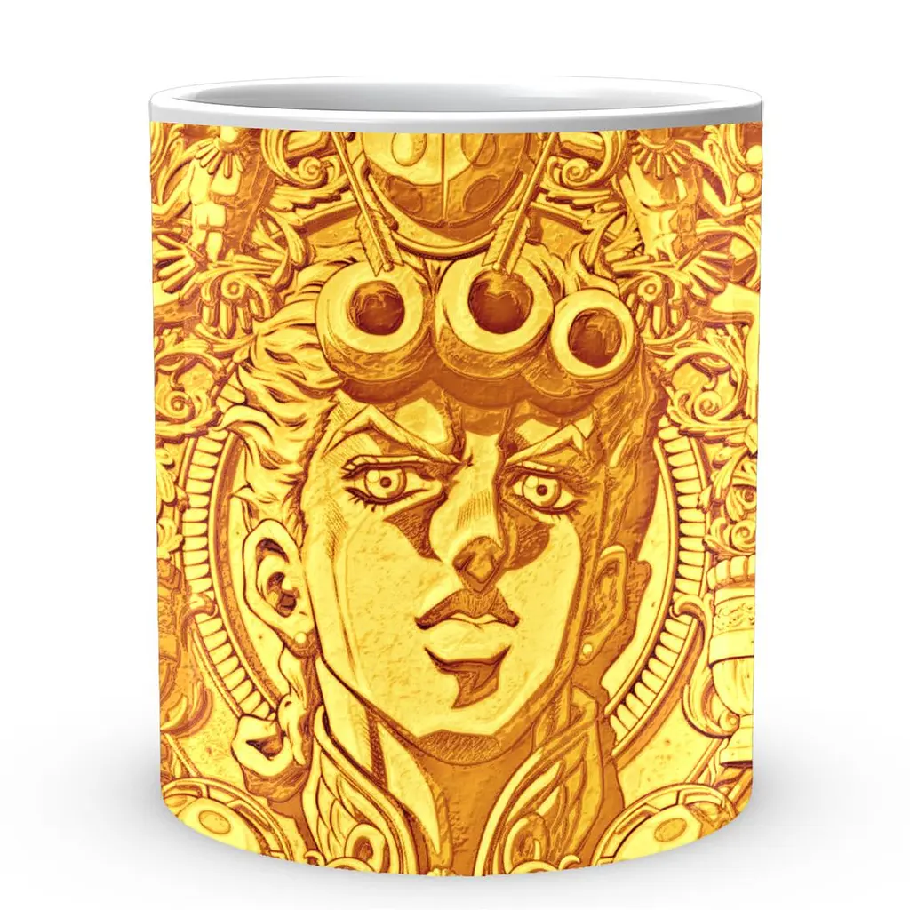 Кухоль GeekLand Неймовірні пригоди ДжоДжо JoJo's Bizarre Adventure Джорно Золото JJ 02.424 330 мл білий - фото 2