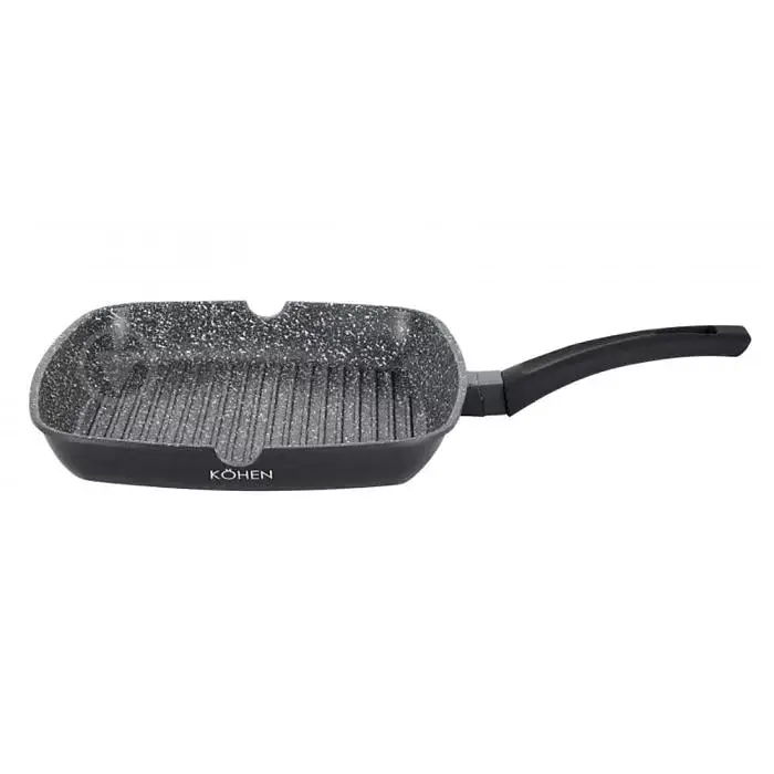 Сковорода гриль Kohen Profi-T grill 28x28 см (KN91027) - фото 3