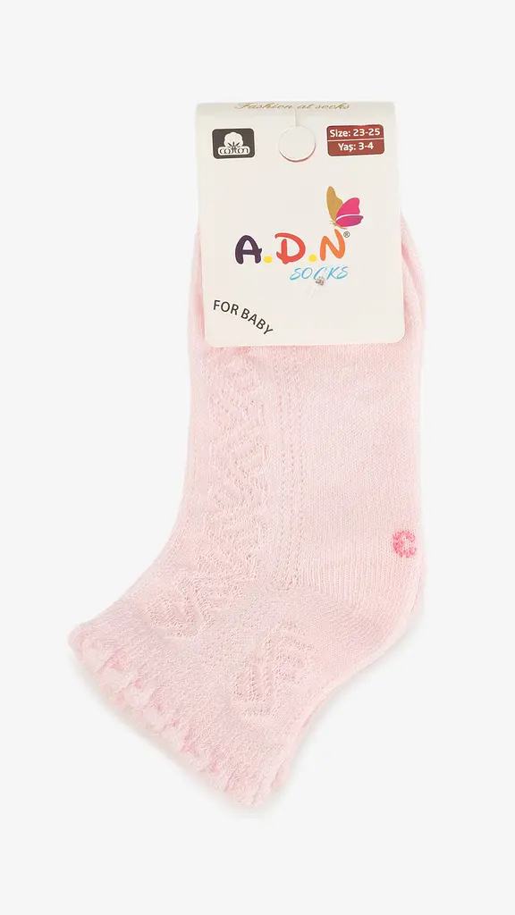 Шкарпетки для дівчинки ADN Kids 1307 80-92 см Рожевий (2000999220494) - фото 4