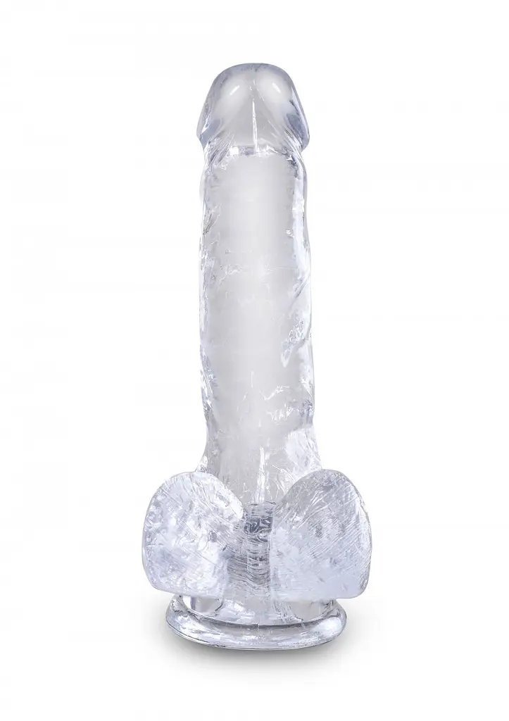 Фаллоимитатор King Cock Clear 6 Inch 17.7 см прозрачный - фото 3