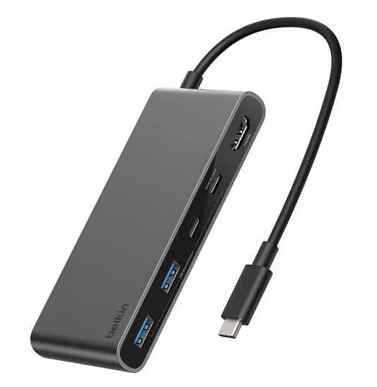 USB-Хаб Belkin USB-C 7в1 Multiport Dock (AVC023HQSGY) - фото 2