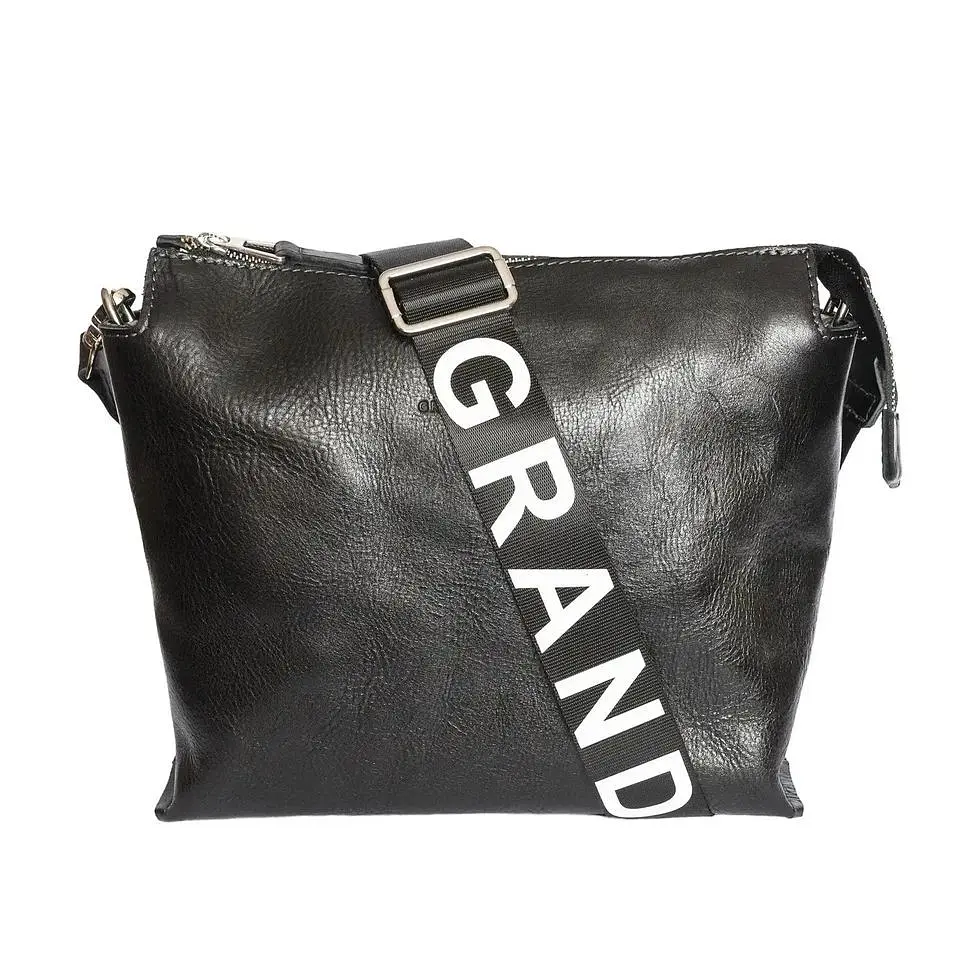 Жіноча шкіряна сумка крос-боді GRANDE PELLE 23×25,5×9 см sum0026343 - фото 4