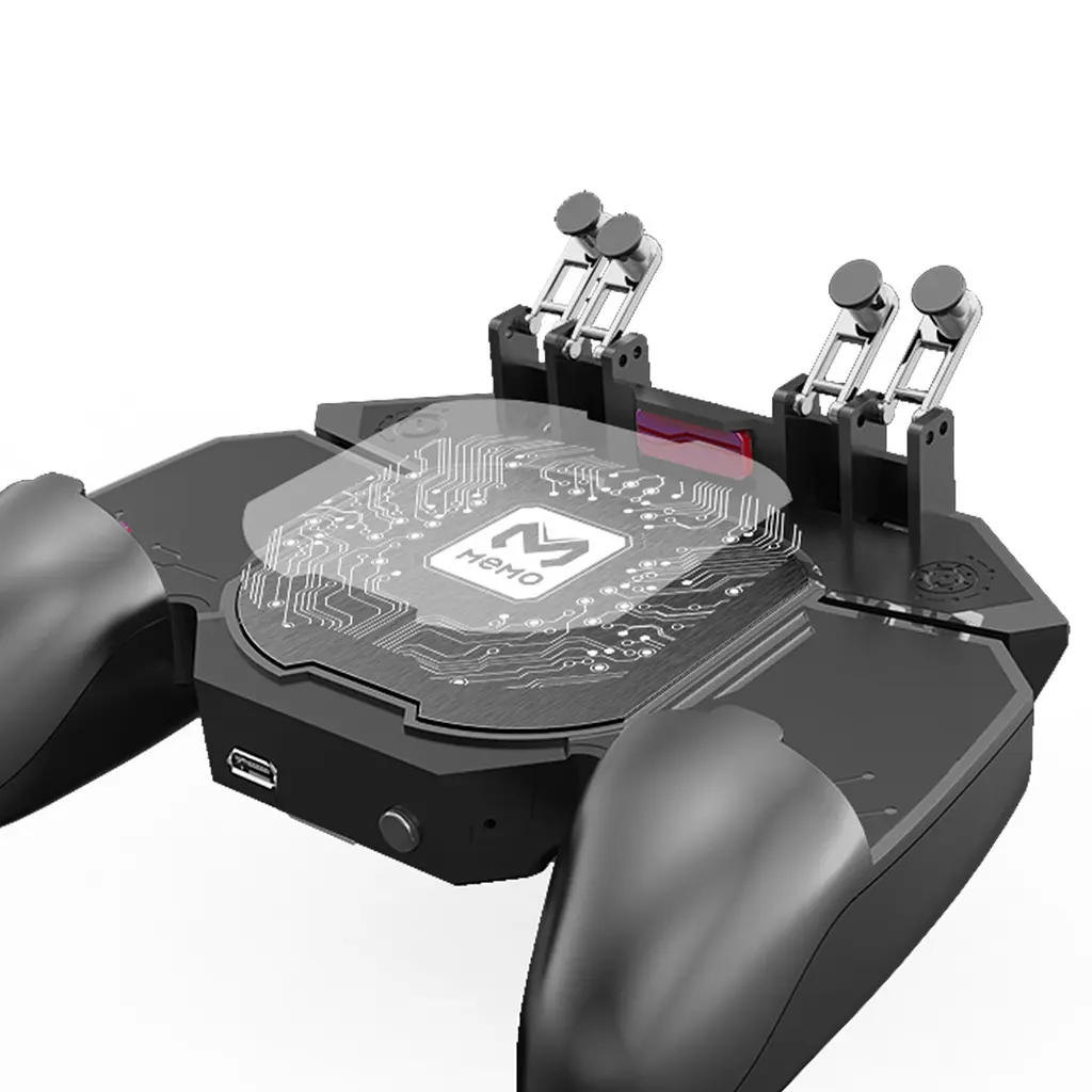 Джойстик для телефону з охолодженням Memo DL100 4000mAh ігровий контролер тригер Black (18538) - фото 4