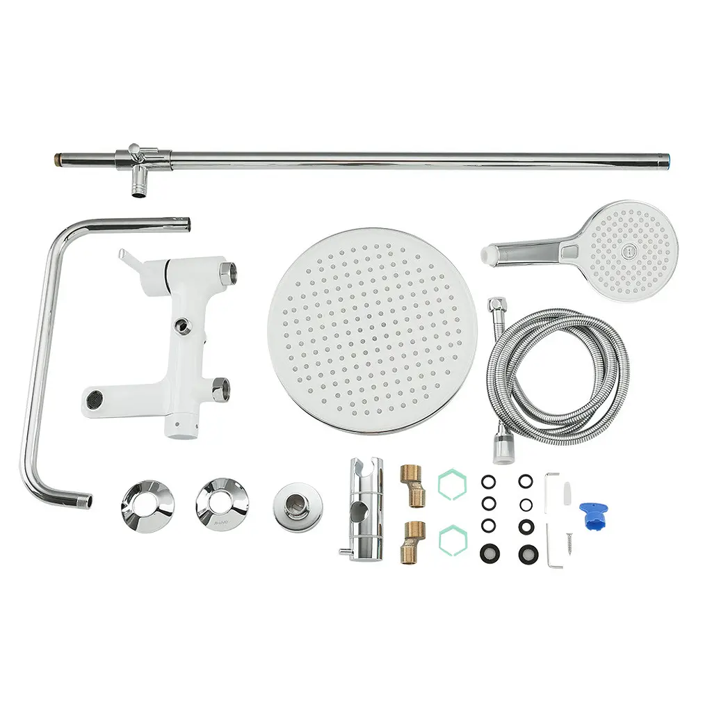 Душова система Gappo G2403-8, білий/хром, Хром - фото 5