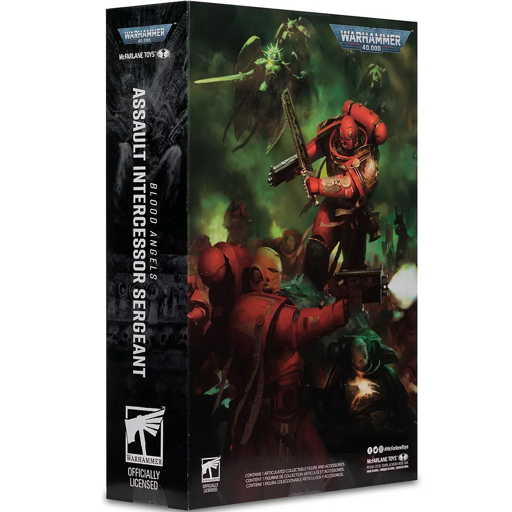 Фигурка Warhammer 40K Assault Intercessor Sergeant - Blood Angel - 7in (Вархамер 40К) - фото 9