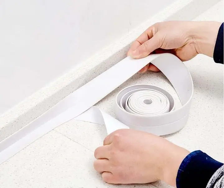 Водонепроникна стрічка ізоляційна ізолятора хомут Waterproof Tape білий - фото 4